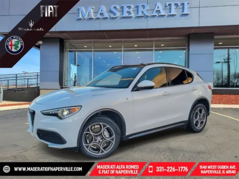 White 2022 Alfa Romeo Stelvio Ti for sale in Naperville, IL