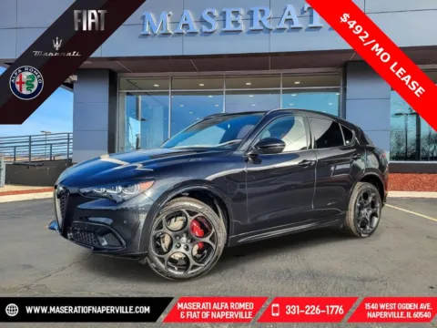 Black 2025 Alfa Romeo Stelvio for sale in Naperville, IL