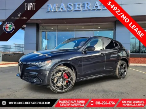 Black 2025 Alfa Romeo Stelvio for sale in Naperville, IL