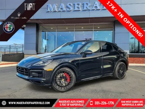 Black 2022 Porsche Cayenne Coupe GTS for sale in Naperville, IL