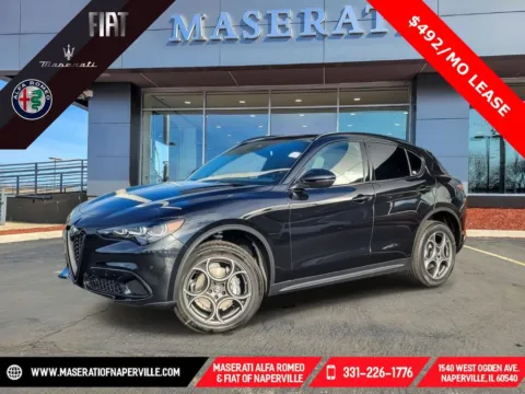 Black 2025 Alfa Romeo Stelvio for sale in Naperville, IL