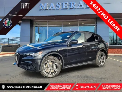 Black 2025 Alfa Romeo Stelvio for sale in Naperville, IL