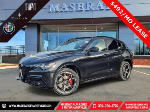 Black 2025 Alfa Romeo Stelvio for sale in Naperville, IL
