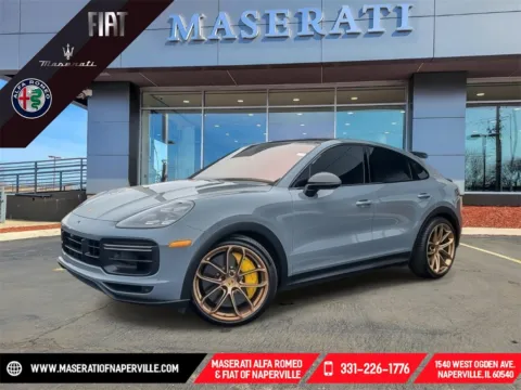 Gray 2022 Porsche Cayenne Coupe Turbo GT for sale in Naperville, IL