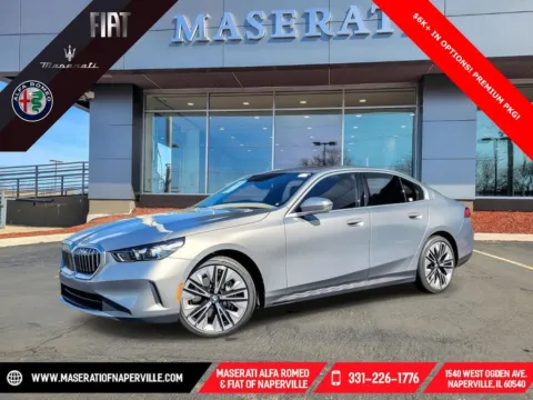 Gray 2025 BMW 5 Series 540i xDrive for sale in Naperville, IL