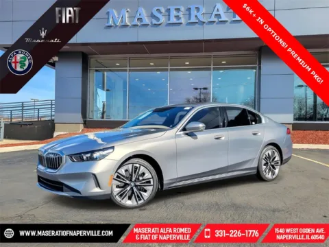 Gray 2025 BMW 5 Series 540i xDrive for sale in Naperville, IL