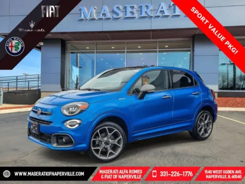 Blue 2021 Fiat 500X Sport for sale in Naperville, IL