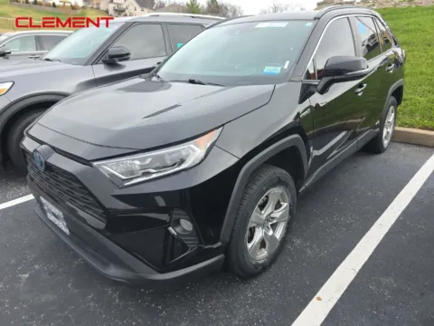 Black 2020 Toyota RAV4 Hybrid XLE for sale in Columbia, IL