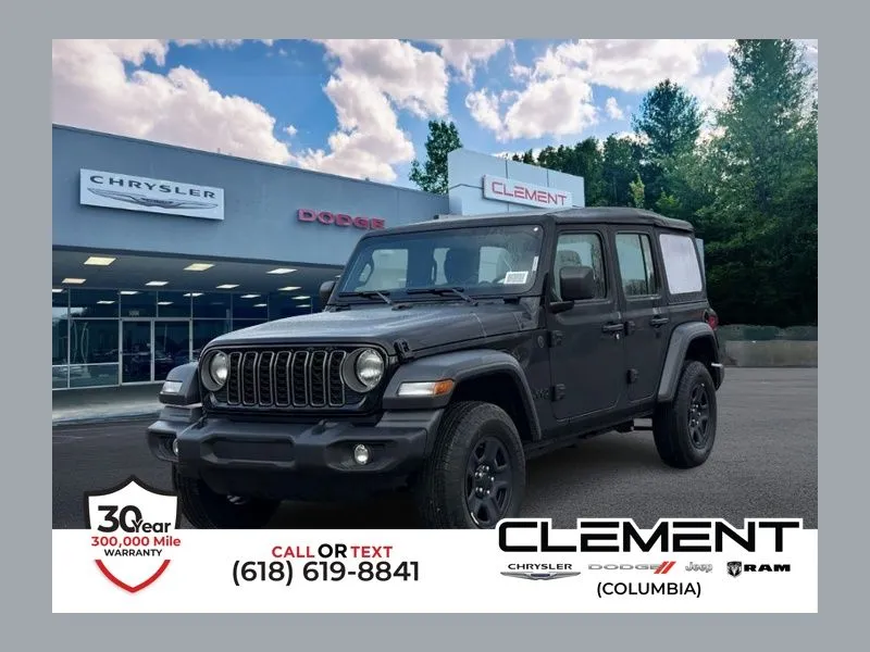 Black 2026 Jeep Wrangler Sport for sale in Columbia, IL