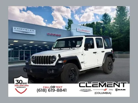 White 2026 Jeep Wrangler Sport for sale in Columbia, IL