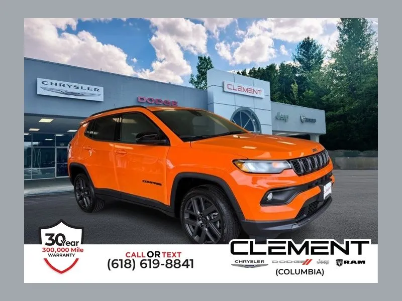 Orange 2026 Jeep Compass Latitude for sale in Columbia, IL