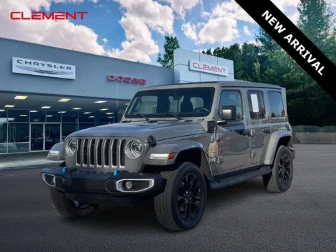 Gray 2023 Jeep Wrangler Sahara 4xe for sale in Columbia, IL