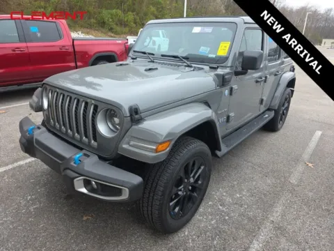 Gray 2023 Jeep Wrangler Sahara 4xe for sale in Columbia, IL