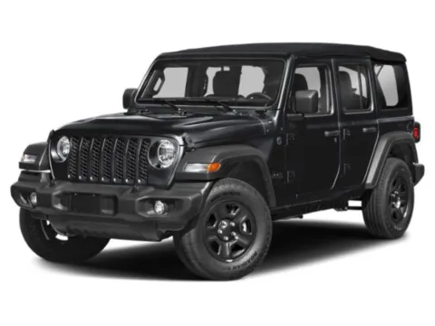Black 2026 Jeep Wrangler 4-Door Sahara 4x4 for sale in Columbia, IL
