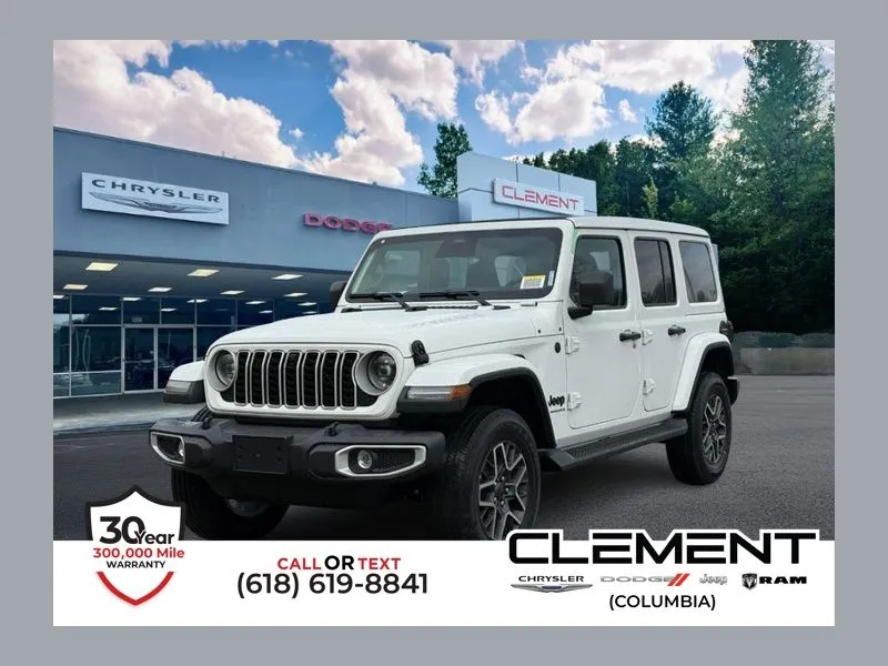 White 2026 Jeep Wrangler Sahara for sale in Columbia, IL