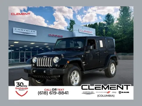 Black 2016 Jeep Wrangler Unlimited Sahara for sale in Columbia, IL