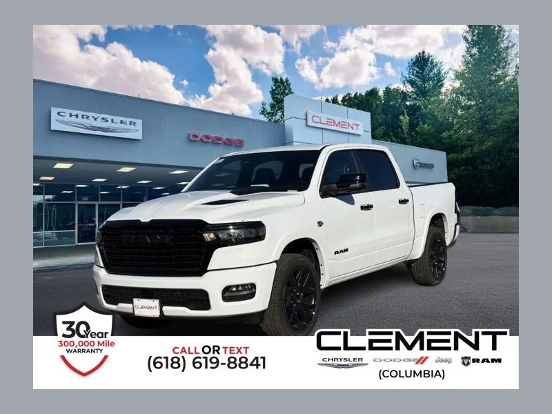 White 2026 Ram 1500 Laramie for sale in Columbia, IL