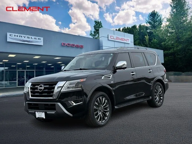 Black 2021 Nissan Armada Platinum for sale in Columbia, IL