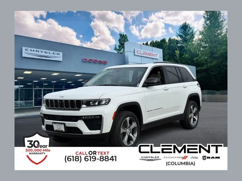 White 2026 Jeep Grand Cherokee Limited for sale in Columbia, IL