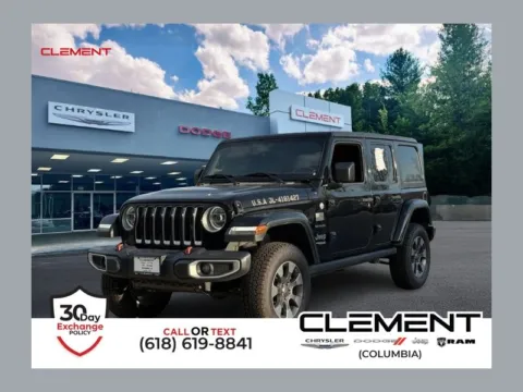 Black 2018 Jeep Wrangler Unlimited Sahara for sale in Columbia, IL