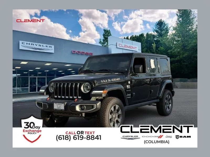 Black 2018 Jeep Wrangler Unlimited Sahara for sale in Columbia, IL