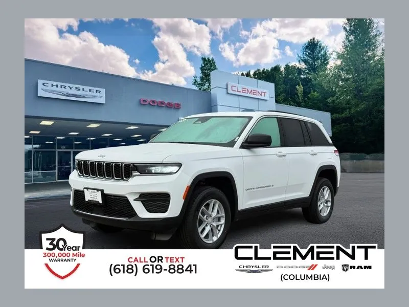 White 2026 Jeep Grand Cherokee Laredo for sale in Columbia, IL