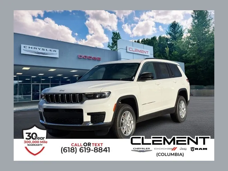 White 2026 Jeep Grand Cherokee L Laredo for sale in Columbia, IL