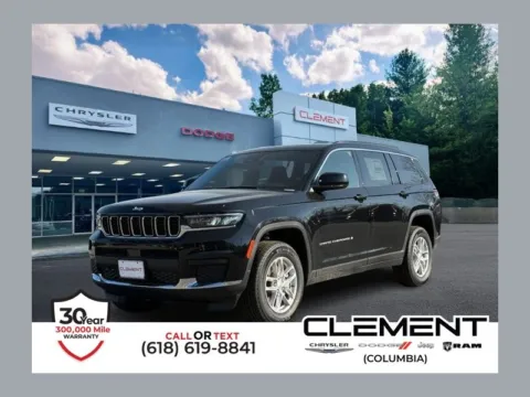 Black 2026 Jeep Grand Cherokee L Laredo for sale in Columbia, IL