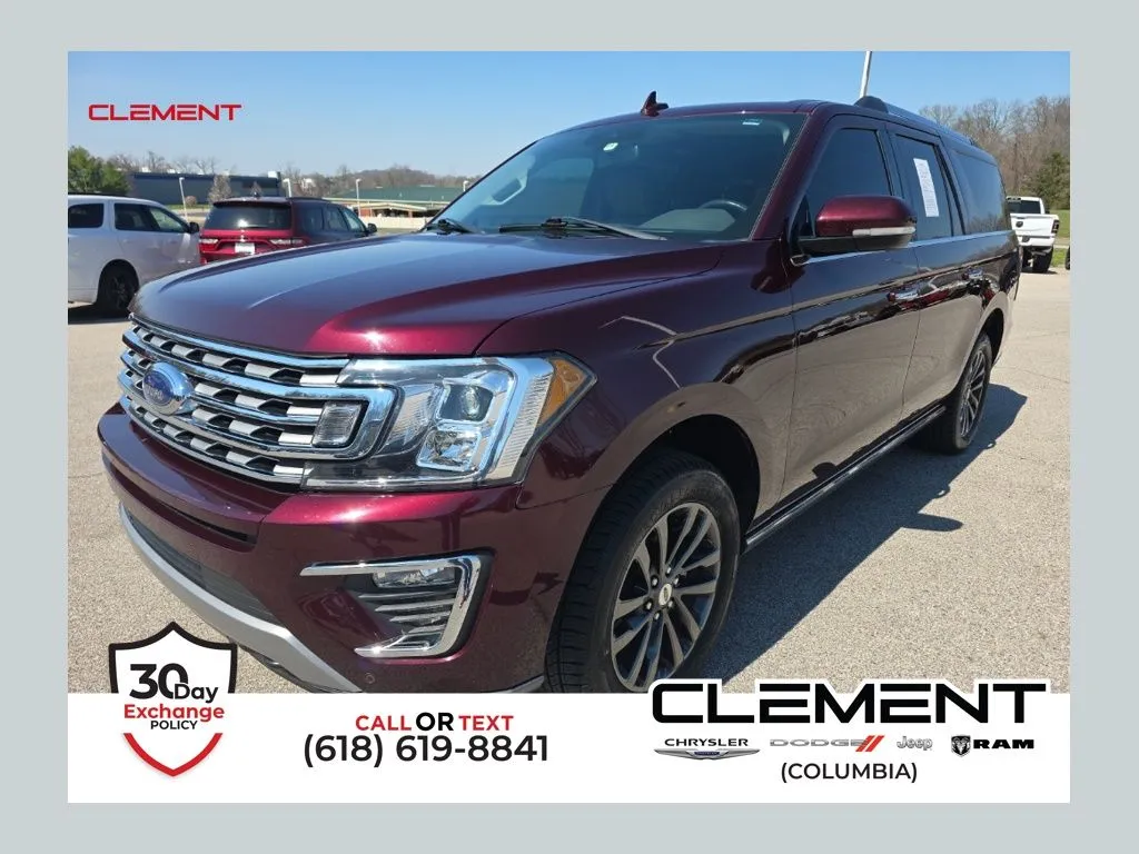 Red 2020 Ford Expedition Max Limited for sale in Columbia, IL