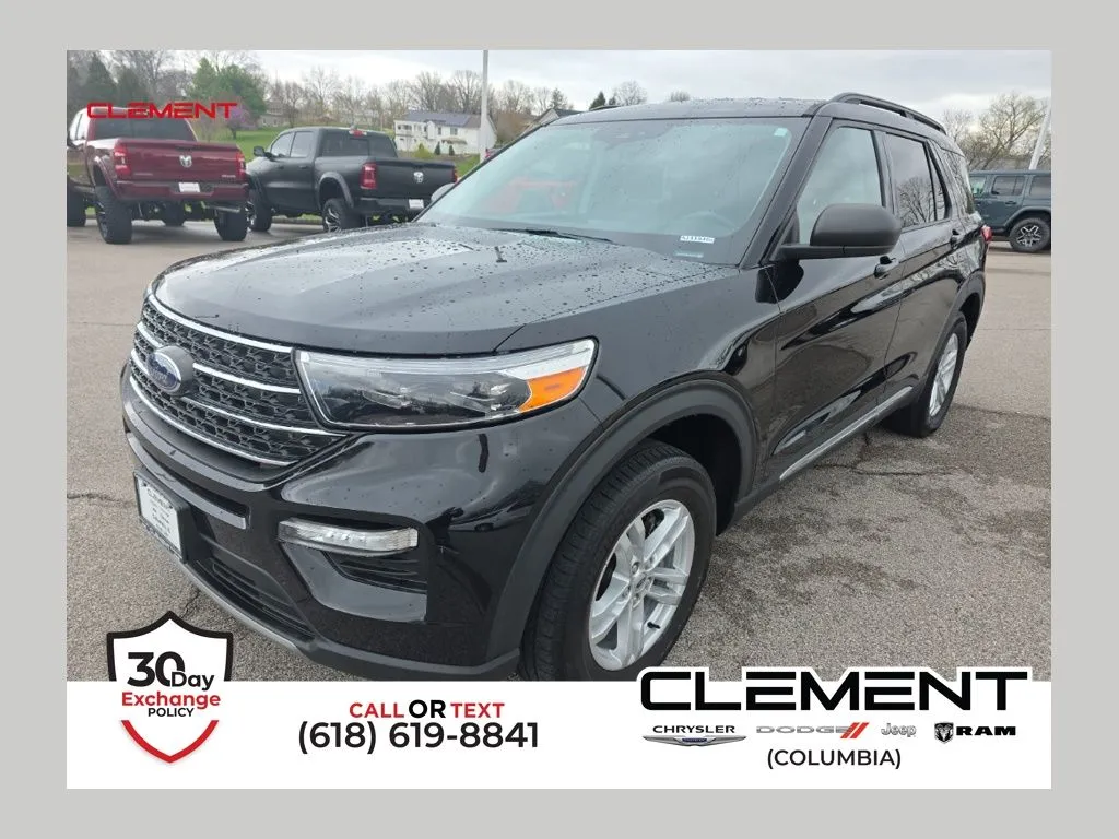 Black 2022 Ford Explorer XLT for sale in Columbia, IL