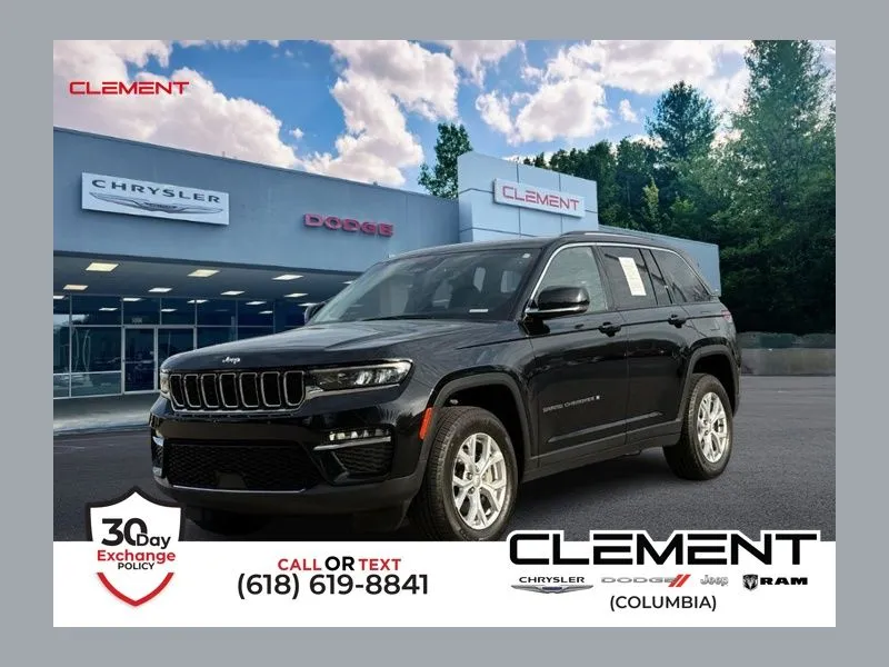 Black 2023 Jeep Grand Cherokee Limited for sale in Columbia, IL