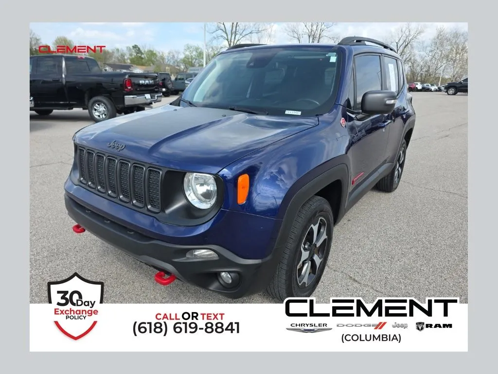 Blue 2021 Jeep Renegade Trailhawk for sale in Columbia, IL