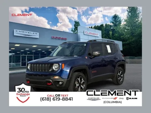 Blue 2021 Jeep Renegade Trailhawk for sale in Columbia, IL