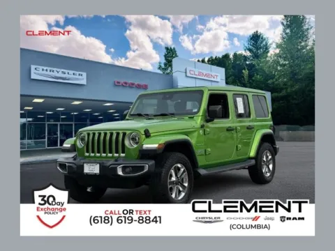 Green 2019 Jeep Wrangler Unlimited Sahara for sale in Columbia, IL