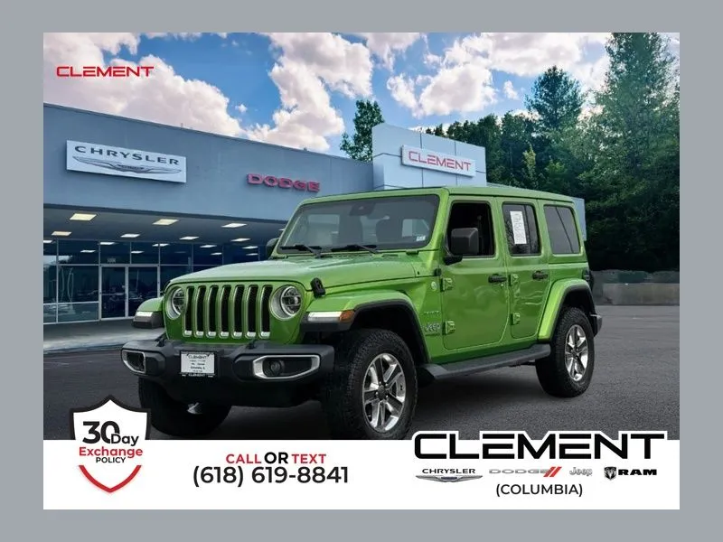 Green 2019 Jeep Wrangler Unlimited Sahara for sale in Columbia, IL