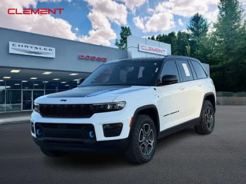 White 2023 Jeep Grand Cherokee Trailhawk 4xe for sale in Columbia, IL