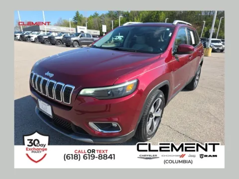 Red 2019 Jeep Cherokee Limited for sale in Columbia, IL
