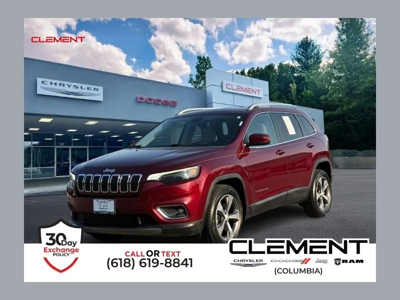 Red 2019 Jeep Cherokee Limited for sale in Columbia, IL