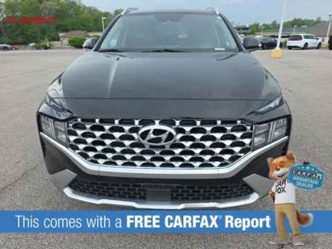 Photos of 2023 Hyundai Santa Fe Hybrid Blue for sale in Columbia, IL at Clement Chrysler Dodge Jeep Ram Columbia