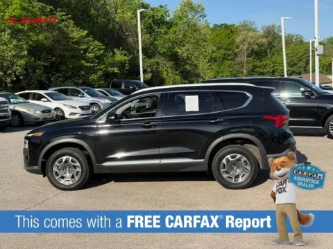 Photos of 2023 Hyundai Santa Fe Hybrid Blue for sale in Columbia, IL at Clement Chrysler Dodge Jeep Ram Columbia