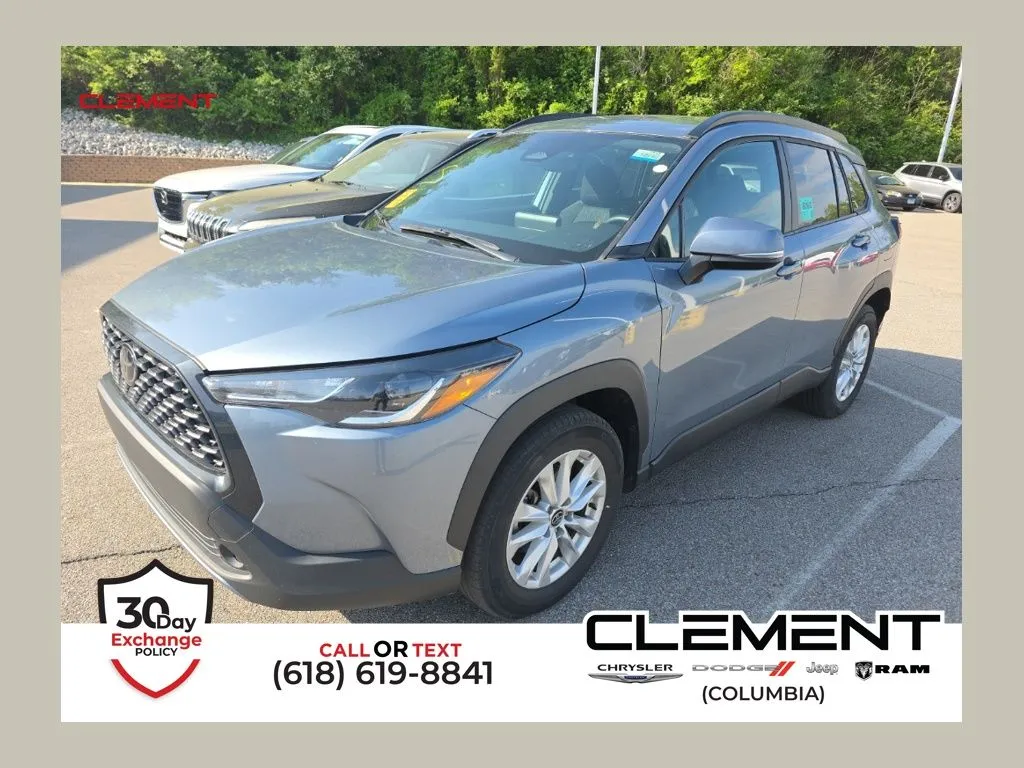 Gray 2024 Toyota Corolla Cross LE for sale in Columbia, IL