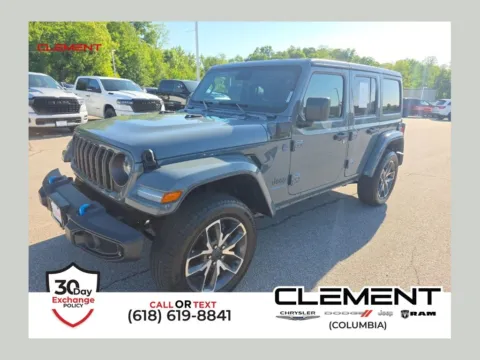 Gray 2024 Jeep Wrangler Sport S 4xe for sale in Columbia, IL
