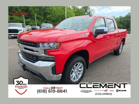 Red 2019 Chevrolet Silverado 1500 LT for sale in Columbia, IL