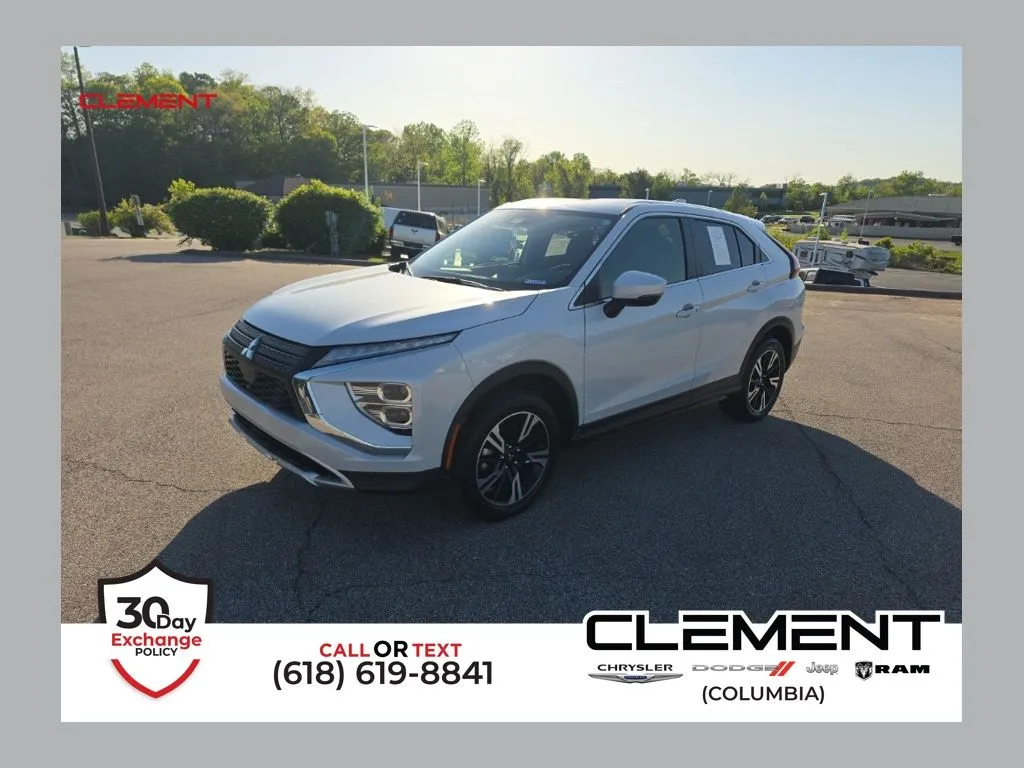 White 2025 Mitsubishi Eclipse Cross Black Edition for sale in Columbia, IL