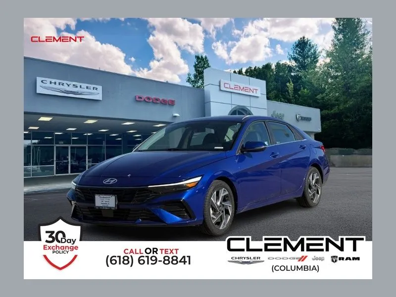 Blue 2025 Hyundai Elantra Limited for sale in Columbia, IL
