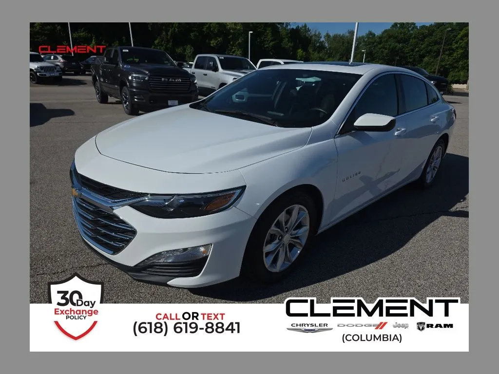 White 2024 Chevrolet Malibu LT for sale in Columbia, IL