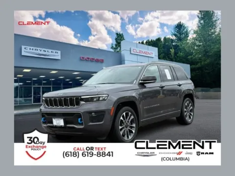Gray 2022 Jeep Grand Cherokee Overland 4xe for sale in Columbia, IL