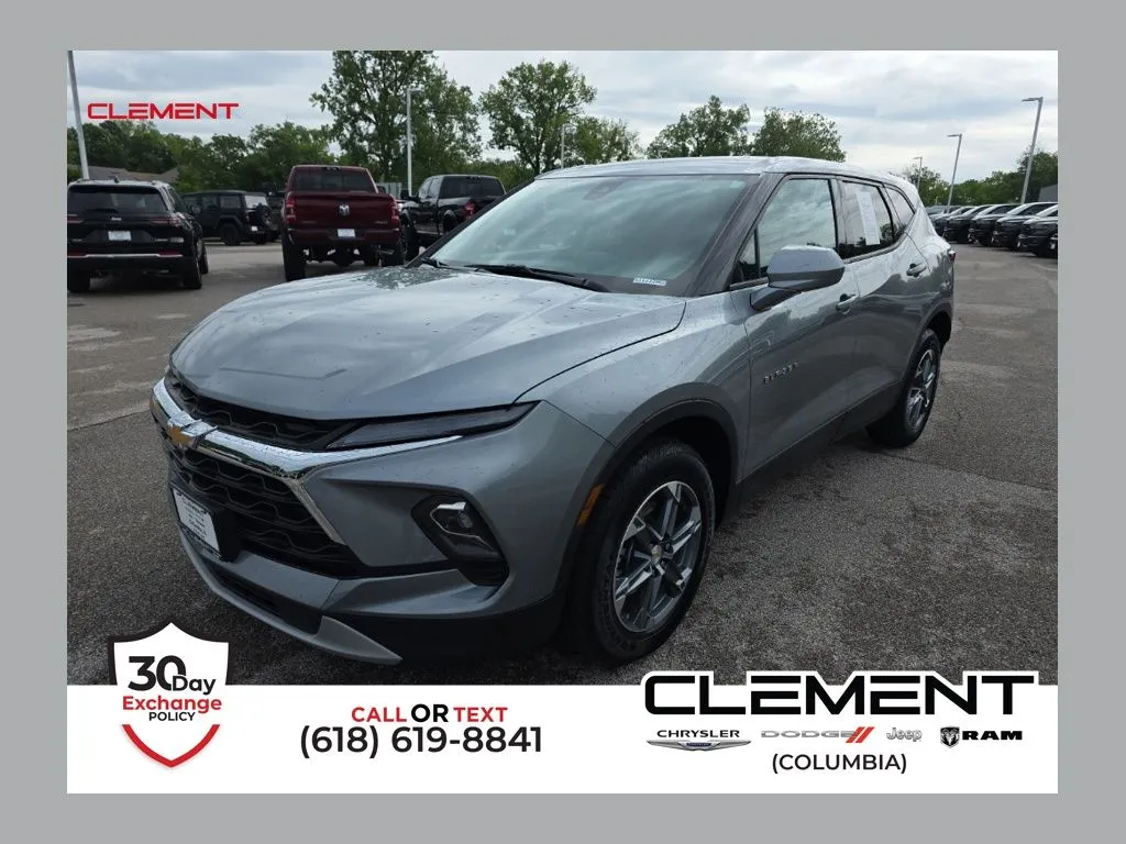 Gray 2025 Chevrolet Blazer LT for sale in Columbia, IL