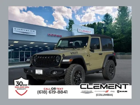Green 2026 Jeep Wrangler Willys for sale in Columbia, IL