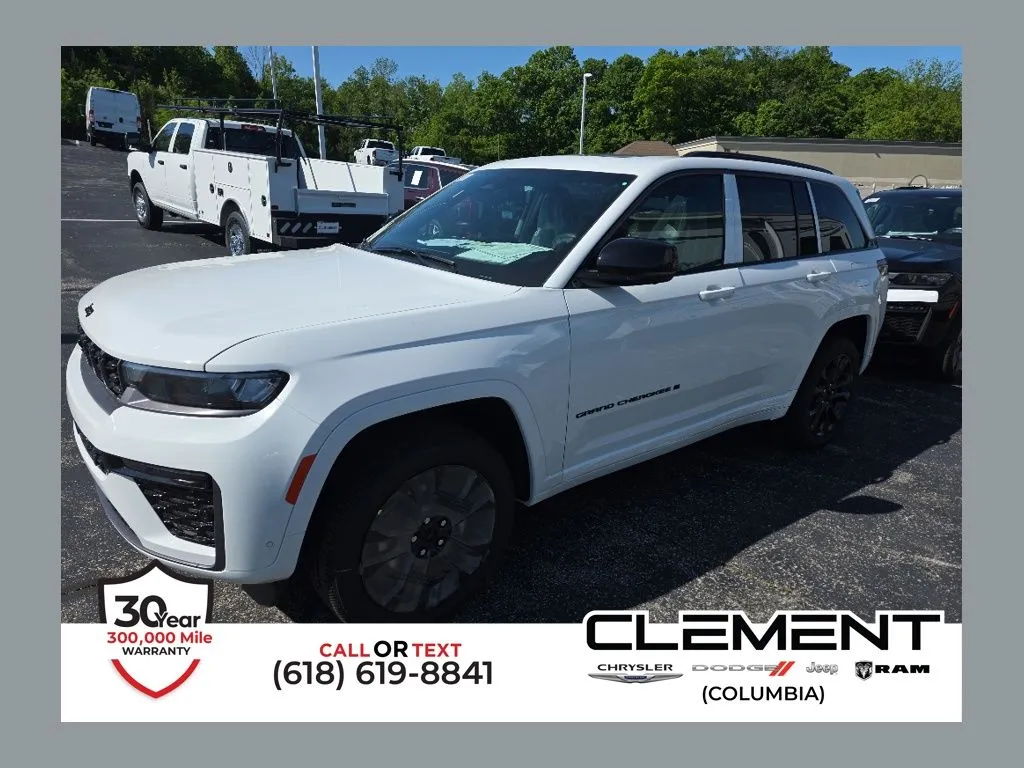 White 2026 Jeep Grand Cherokee Limited Reserve for sale in Columbia, IL